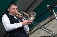 Ben Smith on trombone