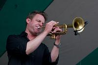 Jeremy Davenport on trumpet