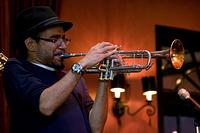 Ashlin Parker on trumpet
