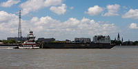Barge on the River