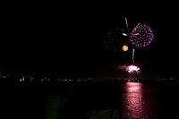 Fireworks cap off the night