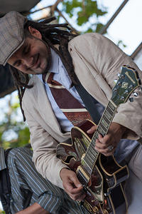 John Duque on guitar
