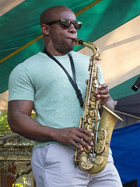 Aaron Fletcher on sax
