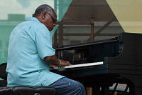 Arnett Hayes on piano