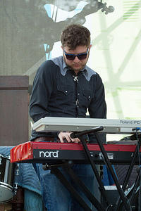 Andrew Toups on piano