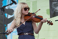 Kelli Jones-Savoy on violin