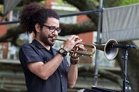 Ashlin Parker on trumpet