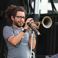 Ashlin Parker on trumpet