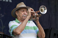 Connie Jones on trumpet