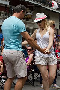 Dancers on Royal Street