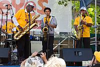 Roger Lewis on baritone sax
