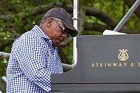 Arnett Hayes on piano