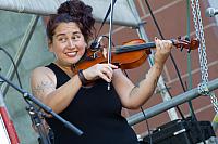 Denise Bonis on violin