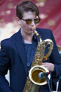 Ian Kelly on sax