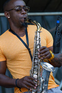 Aaron Fletcher on sax