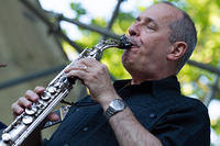 Tony Dagradi on saxophone
