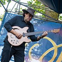 Steve Masakowski on guitar