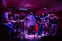 Abena Koomson joins the band on stage