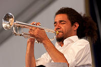 Ashlin Parker on trumpet