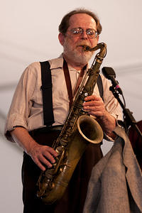 Eric Traub on tenor sax
