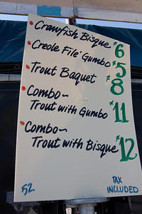Baquet’s Li’l Dizzy’s Café menu
