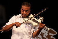 Shaun Ward on violin