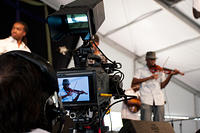 Donald on camera