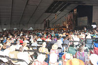 Blues tent crowd