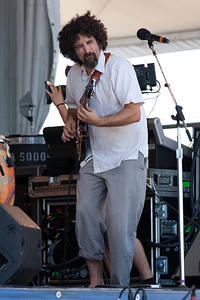 David Hyman on guitar