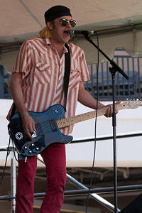 DC Harbold on guitar