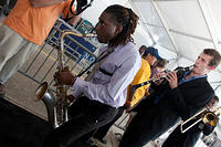 Stephen Gladney on sax