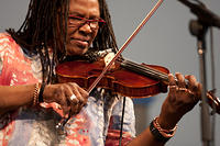 Tanya Richardson on violin