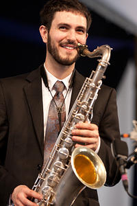 Lucas Pino on sax