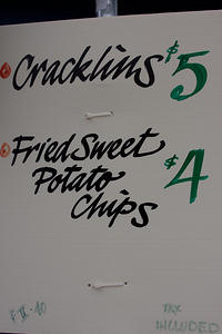 Fatty’s Cracklins menu
