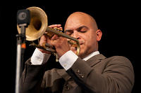 Irvin Mayfield on trumpet