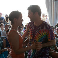Dancers in the jazz tent