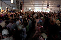 Jazz tent audience goes wild