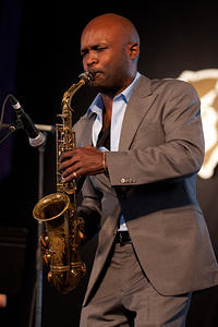 Khari Lee on sax