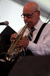 Lionel Ferbos on trumpet