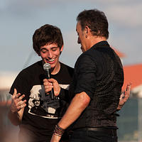 Bruce with fan