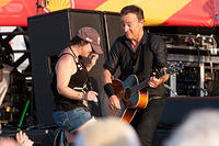 Bruce with another fan