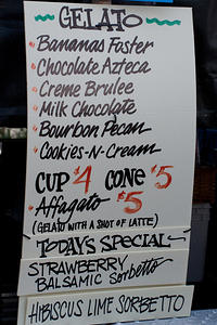 La Divina Gelateria menu