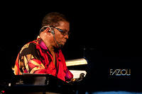 Herbie Hancock on piano