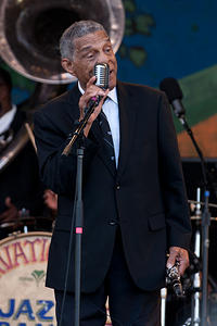 Charlie Gabriel sings