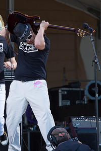 Matt Clark on guitar