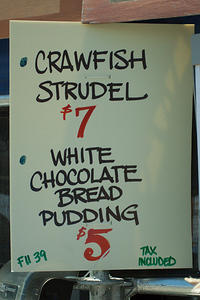 Cottage Catering menu