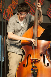 Henry Fraser on bass