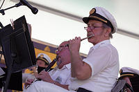 Jack Stewart on flute
