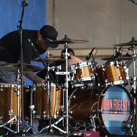 Kevin breaks a drum