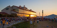 Grandstands at Sunset